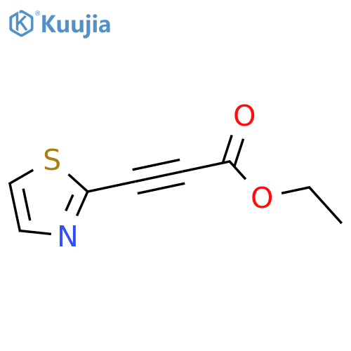 Ethyl 3-(1,3-thiazol-2-yl)prop-2-ynoate structure