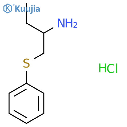 1-(Phenylthio)butan-2-amine hydrochloride structure