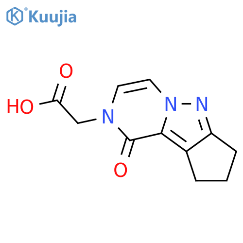 2-(1-Oxo-1,7,8,9-tetrahydro-2H-cyclopenta[3,4]pyrazolo[1,5-a]pyrazin-2-yl)acetic acid structure