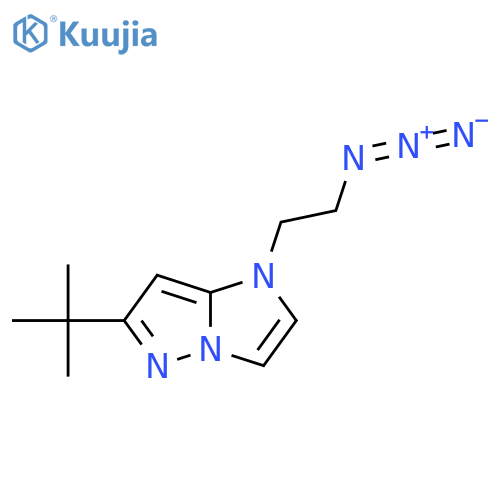 1-(2-Azidoethyl)-6-(tert-butyl)-1H-imidazo[1,2-b]pyrazole structure
