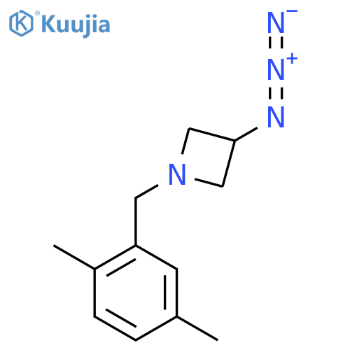 3-Azido-1-(2,5-dimethylbenzyl)azetidine structure