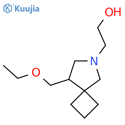 2-(8-(Ethoxymethyl)-6-azaspiro[3.4]octan-6-yl)ethan-1-ol structure