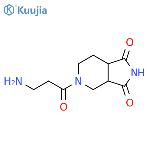 5-(3-Aminopropanoyl)hexahydro-1H-pyrrolo[3,4-c]pyridine-1,3(2H)-dione structure