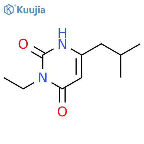3-Ethyl-6-(2-methylpropyl)-1,2,3,4-tetrahydropyrimidine-2,4-dione structure
