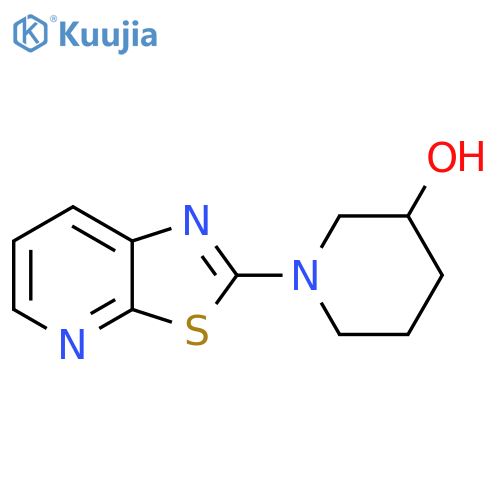 1-(Thiazolo[5,4-b]pyridin-2-yl)piperidin-3-ol structure