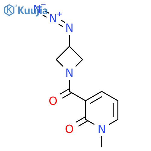 3-(3-Azidoazetidine-1-carbonyl)-1-methylpyridin-2(1H)-one structure