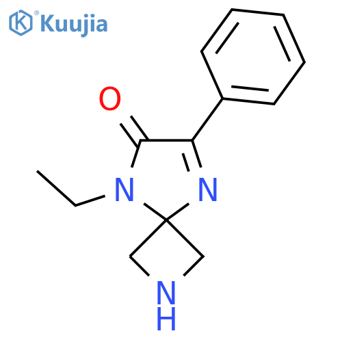 5-Ethyl-7-phenyl-2,5,8-triazaspiro[3.4]oct-7-en-6-one structure