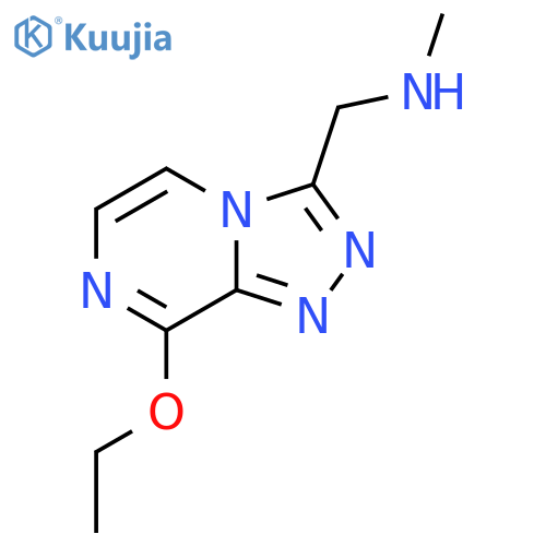 1-(8-ethoxy-[1,2,4]triazolo[4,3-a]pyrazin-3-yl)-N-methylmethanamine structure