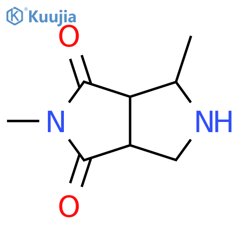 2,4-dimethyltetrahydropyrrolo[3,4-c]pyrrole-1,3(2H,3aH)-dione structure
