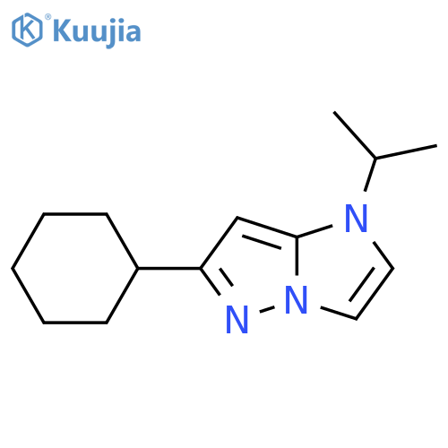 6-cyclohexyl-1-isopropyl-1H-imidazo[1,2-b]pyrazole structure