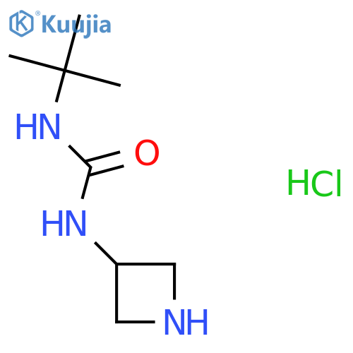 1-(Azetidin-3-yl)-3-(tert-butyl)urea hydrochloride structure