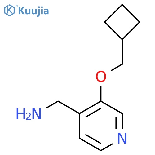 (3-(Cyclobutylmethoxy)pyridin-4-yl)methanamine structure