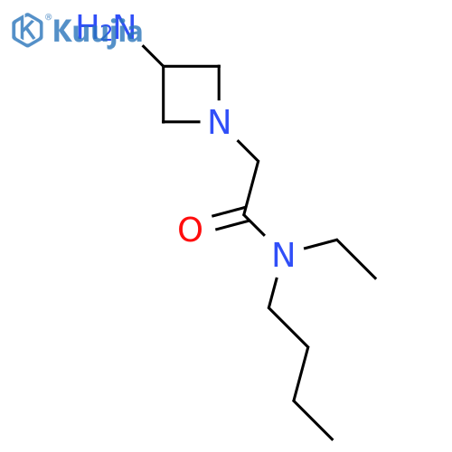 2-(3-Aminoazetidin-1-yl)-N-butyl-N-ethylacetamide structure
