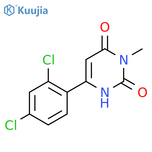 6-(2,4-Dichlorophenyl)-3-methyl-1,2,3,4-tetrahydropyrimidine-2,4-dione structure
