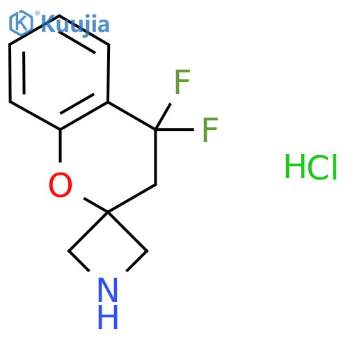 4',4'-Difluorospiro[azetidine-3,2'-chromane] hydrochloride structure