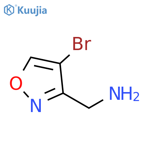 3-Isoxazolemethanamine, 4-bromo- structure
