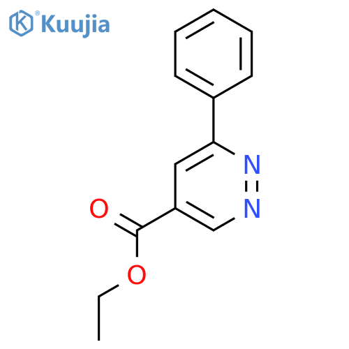 Ethyl 6-phenylpyridazine-4-carboxylate structure