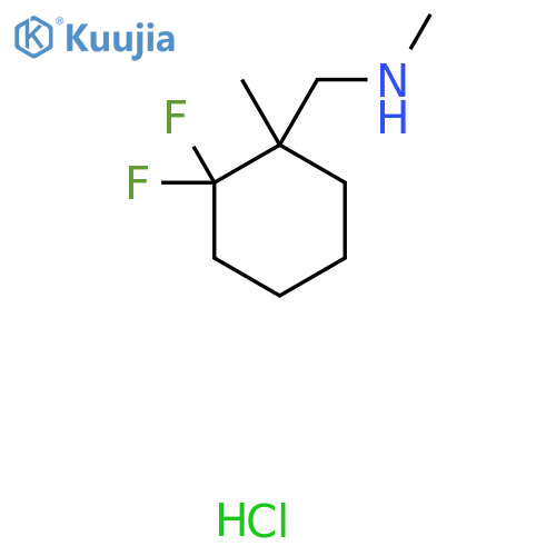 [(2,2-difluoro-1-methylcyclohexyl)methyl](methyl)amine hydrochloride structure