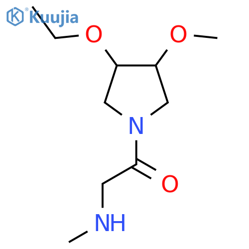 1-(3-Ethoxy-4-methoxypyrrolidin-1-yl)-2-(methylamino)ethan-1-one structure