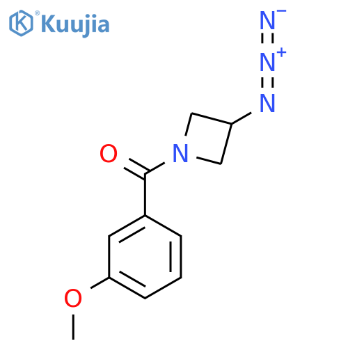 (3-Azidoazetidin-1-yl)(3-methoxyphenyl)methanone structure