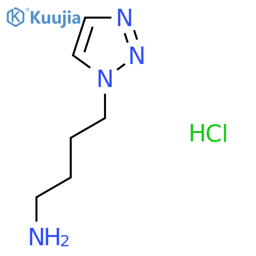 4-(1H-1,2,3-triazol-1-yl)butan-1-amine hydrochloride structure