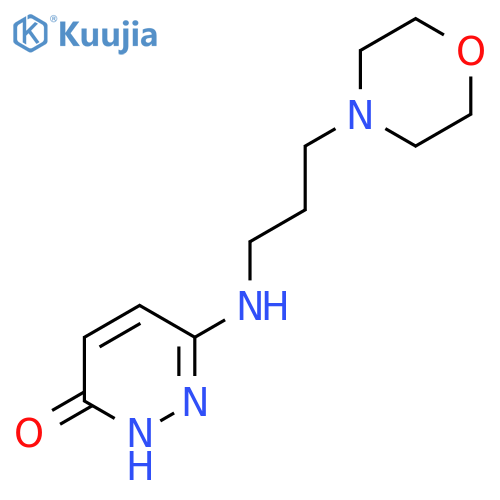 6-((3-Morpholinopropyl)amino)pyridazin-3-ol structure