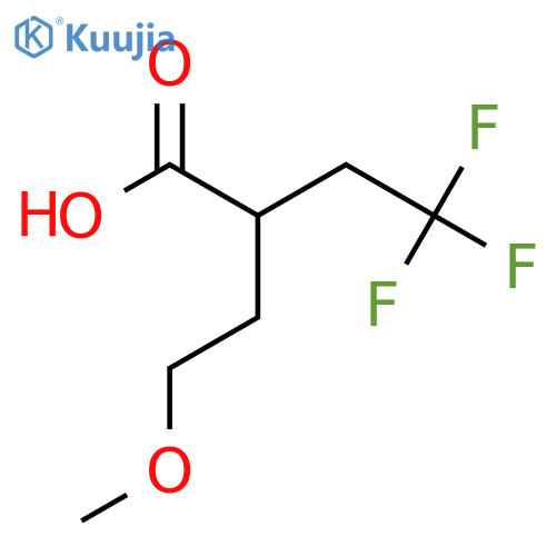 4,4,4-Trifluoro-2-(2-methoxyethyl)butanoic acid structure