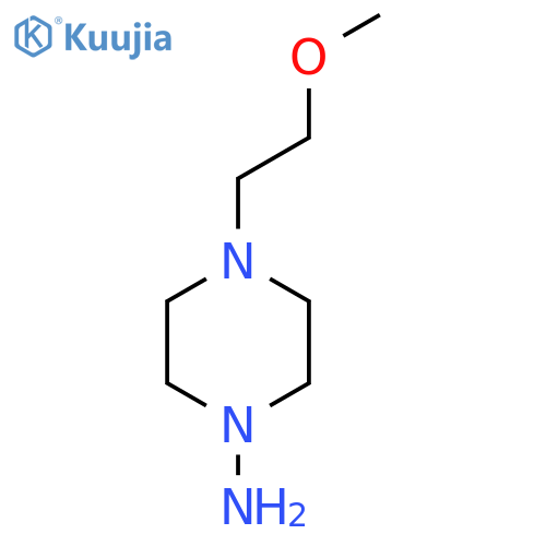 4-(2-Methoxyethyl)piperazin-1-amine structure