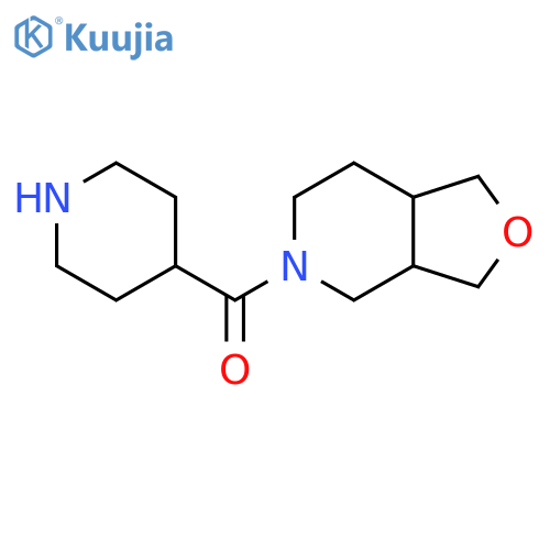 (hexahydrofuro[3,4-c]pyridin-5(3H)-yl)(piperidin-4-yl)methanone structure