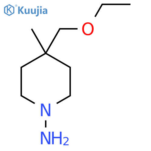 4-(Ethoxymethyl)-4-methylpiperidin-1-amine structure