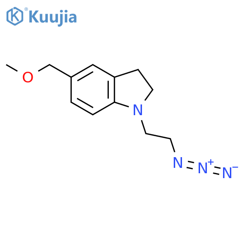 1-(2-Azidoethyl)-5-(methoxymethyl)indoline structure