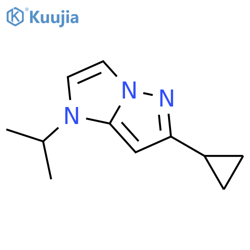 6-cyclopropyl-1-isopropyl-1H-imidazo[1,2-b]pyrazole structure
