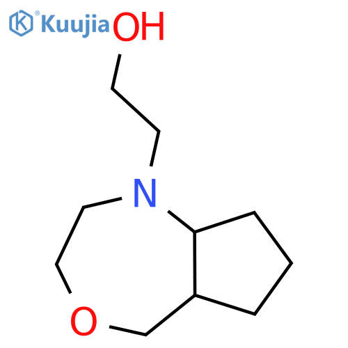 2-(Octahydro-1H-cyclopenta[e][1,4]oxazepin-1-yl)ethan-1-ol structure