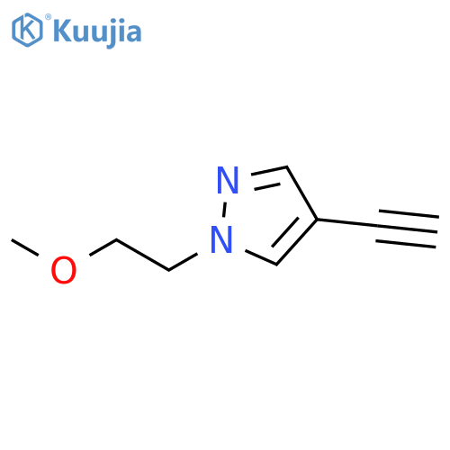 4-Ethynyl-1-(2-methoxyethyl)-1H-pyrazole structure