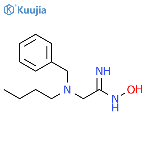(Z)-2-(benzyl(butyl)amino)-N'-hydroxyacetimidamide structure