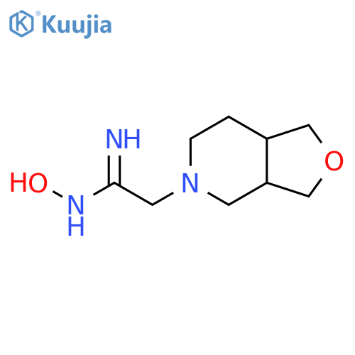 (Z)-2-(hexahydrofuro[3,4-c]pyridin-5(3H)-yl)-N'-hydroxyacetimidamide structure