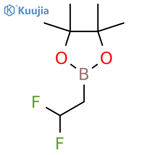 2-(2,2-Difluoro-ethyl)-4,4,5,5-tetramethyl-[1,3,2]dioxaborolane structure