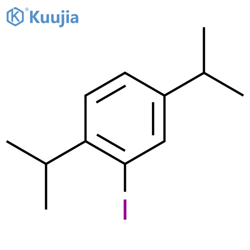 Benzene,2-iodo-1,4-bis(1-methylethyl)- structure