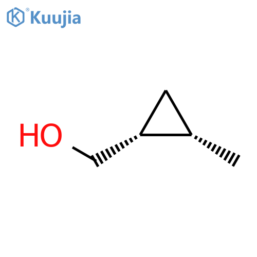 Cyclopropanemethanol, 2-methyl-, (1R,2S)-rel- structure