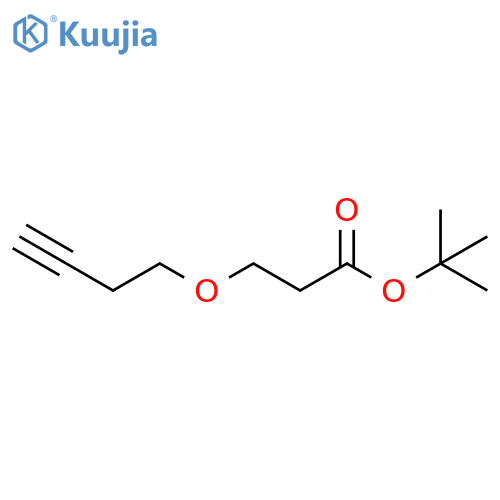 Alkyne-ethyl-PEG1-t-Butyl ester structure