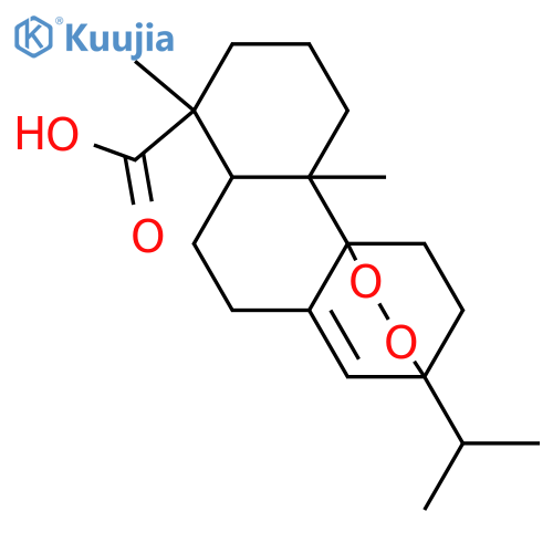 9,13-Epidioxy-8(14)-abieten-18-oic acid; (9β,13β)-form, 4-Epimer structure