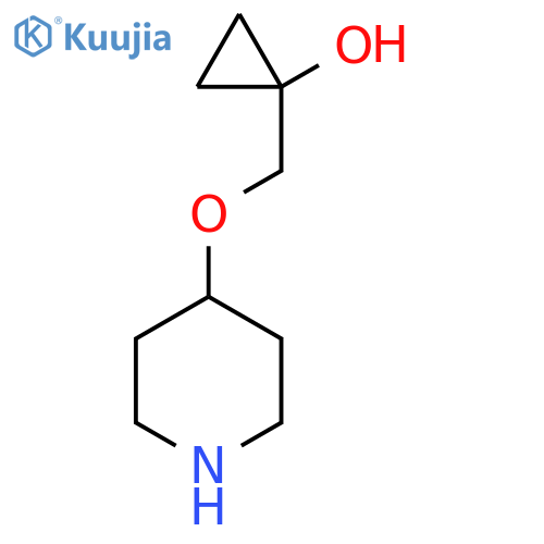 1-(piperidin-4-yloxy)methylcyclopropan-1-ol structure