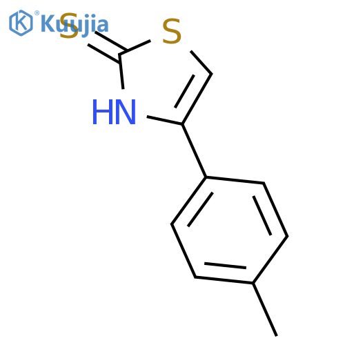 4-(4-methylphenyl)-1,3-thiazole-2-thiol structure