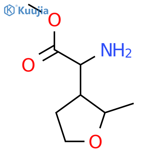 methyl 2-amino-2-(2-methyloxolan-3-yl)acetate structure