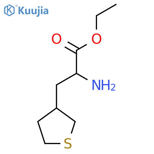Ethyl 2-amino-3-(thiolan-3-yl)propanoate structure