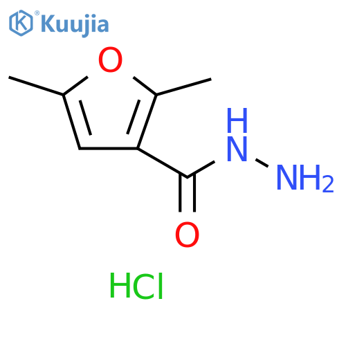 2,5-dimethyl-3-furohydrazide hydrochloride structure