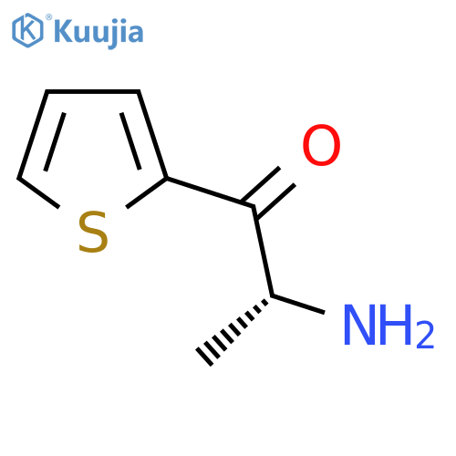 (2R)-2-amino-1-(thiophen-2-yl)propan-1-one structure