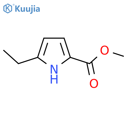 Methyl 5-ethyl-1H-pyrrole-2-carboxylate structure