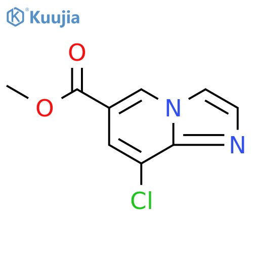 Imidazo[1,2-a]pyridine-6-carboxylic acid, 8-chloro-, methyl ester structure