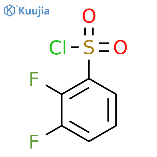 2,3-difluorobenzene-1-sulfonyl chloride structure